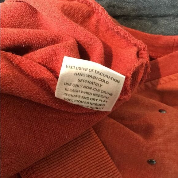 PINK Rose Large rust colored sweatshirt - Picture 6 of 16